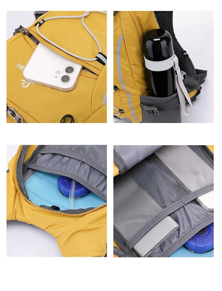 20L Travel Hiking Backpack Yellow