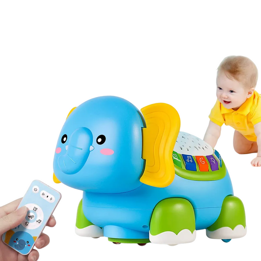 Baby Crawling Toys Musical Elephant