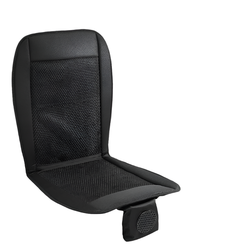 Spacer Car Cooling Seat Cushion–8-Fan Ventilation System Black
