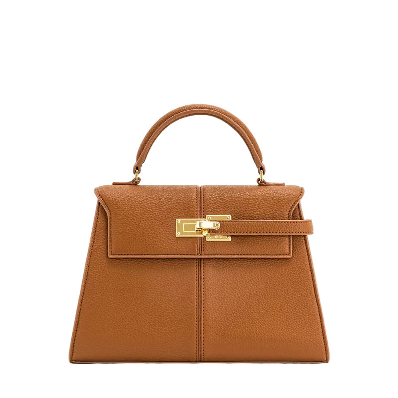 Womens Handbag Crossbody Bag (Brown)