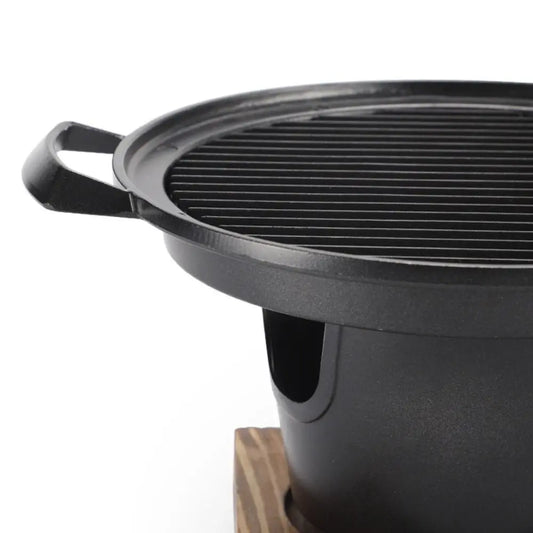 Detachable Camping Alcohol Stove Black