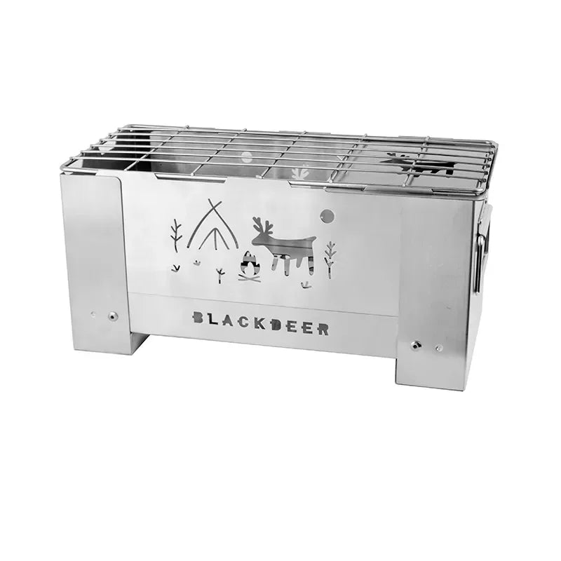 Portable Windproof Wood Stove Camping Grill And Gas Burner