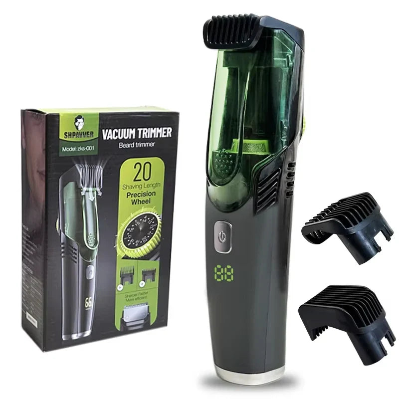 Cordless Beard Trimmer & Electric Shaver 20 Trim Settings Green