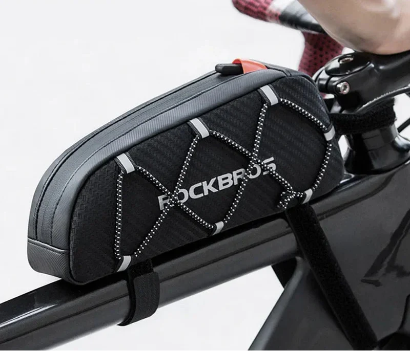 Waterproof Top Tube Bike 1L Ultralight Cycling Bag Black