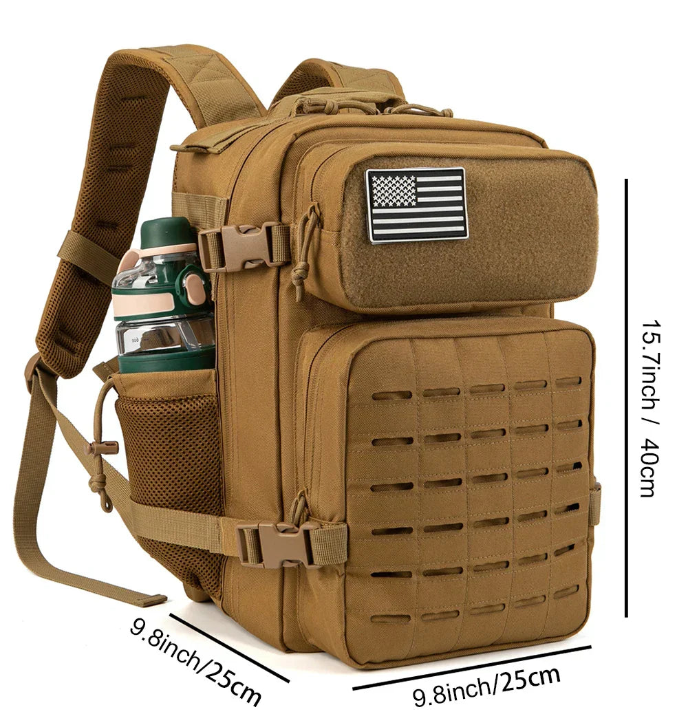 25L Military Tactical Backpack with MOLLE Modular Design