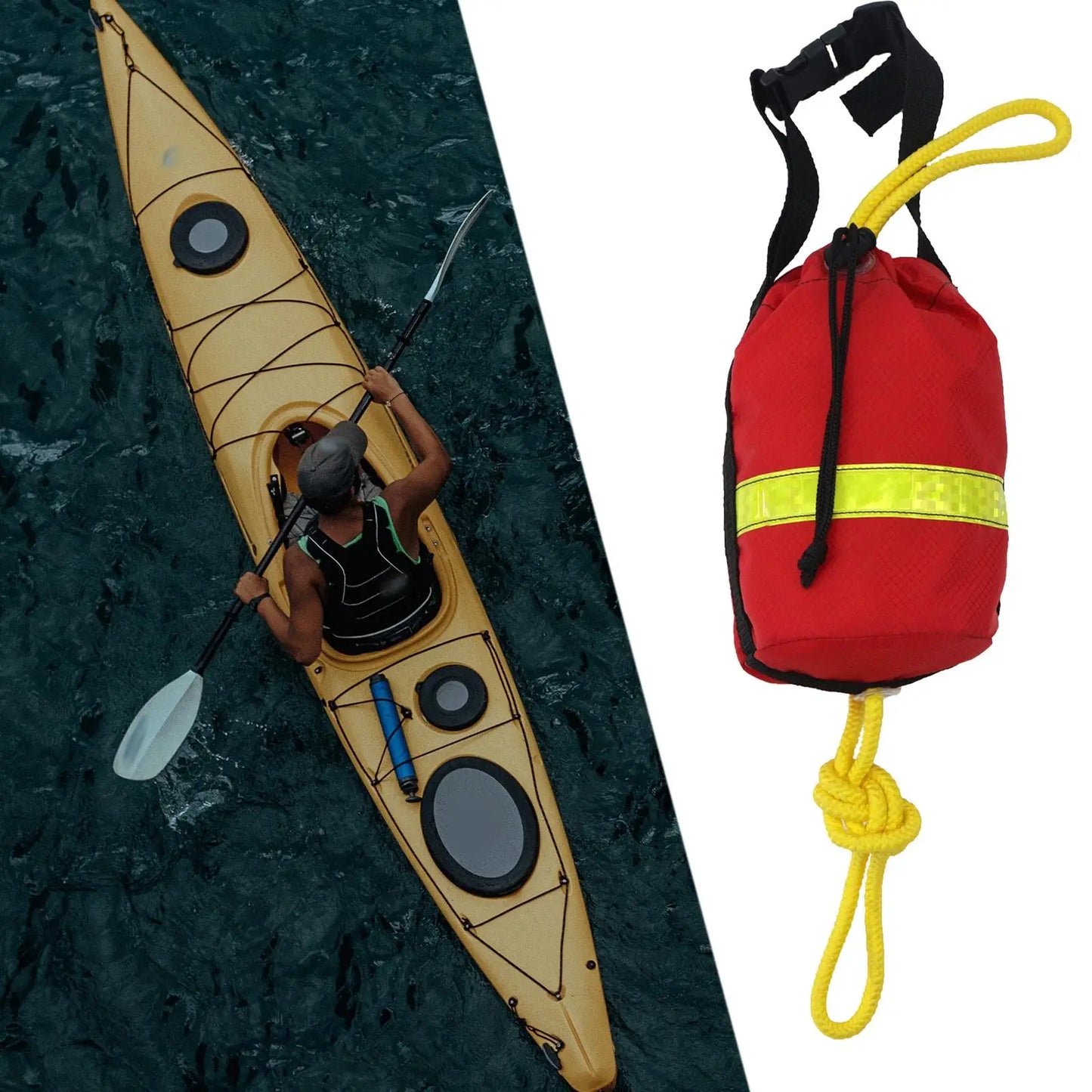 Rope Throw Bag Flotation Device
