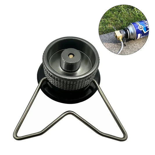 Butane Cartridge Head Conversion Adapter with Bracket
