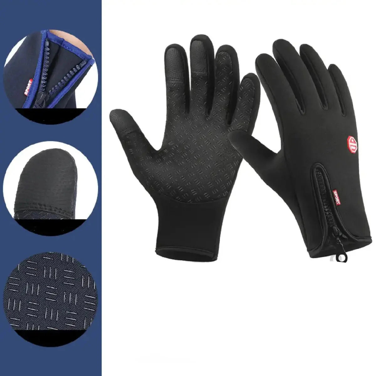 Touchscreen Waterproof Winter Gloves for Outdoor Sports