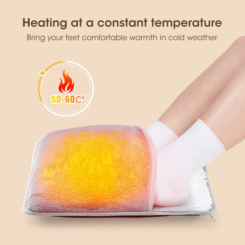 Heated USB Foot Warmer Pad for Winter Use