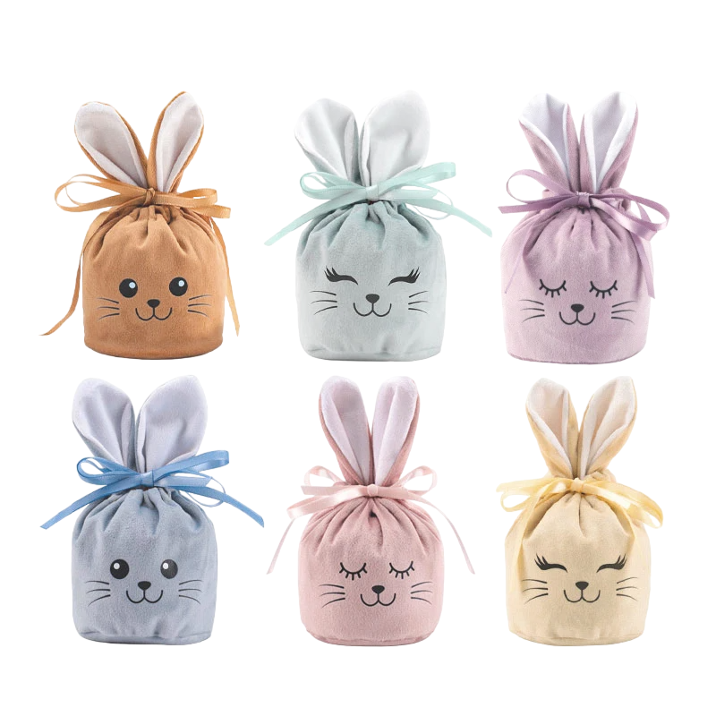 24 Pcs Velvet Drawstring Gift Bags