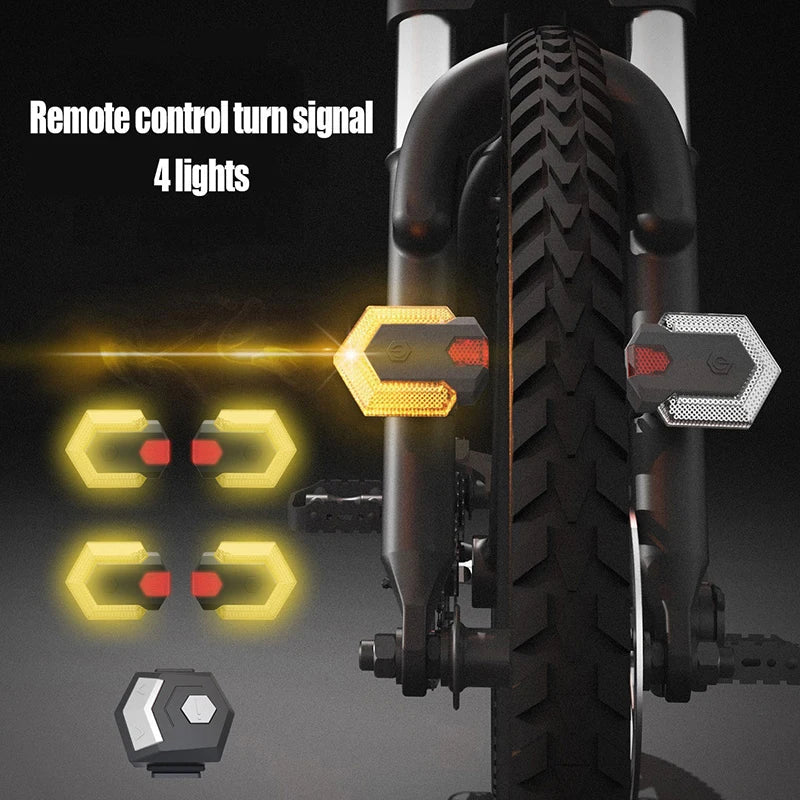 1 Set Turn Signals for Bicycle Front Rear Light