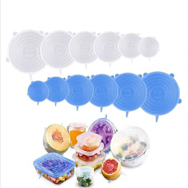 Universal Lid Silicone Food Wraper