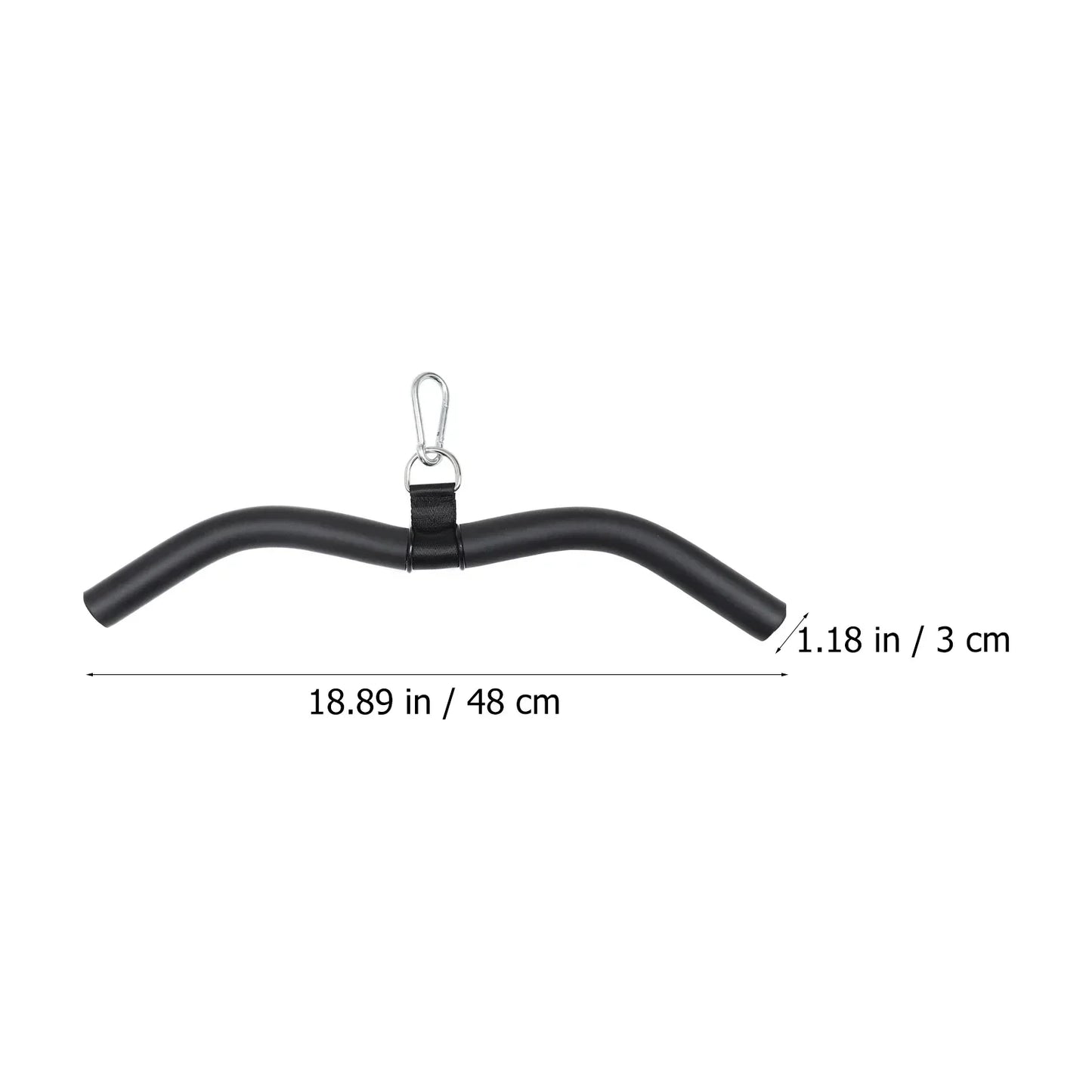 T-Shape Fitness Lower Pull Bar for Back and Arm Exercise
