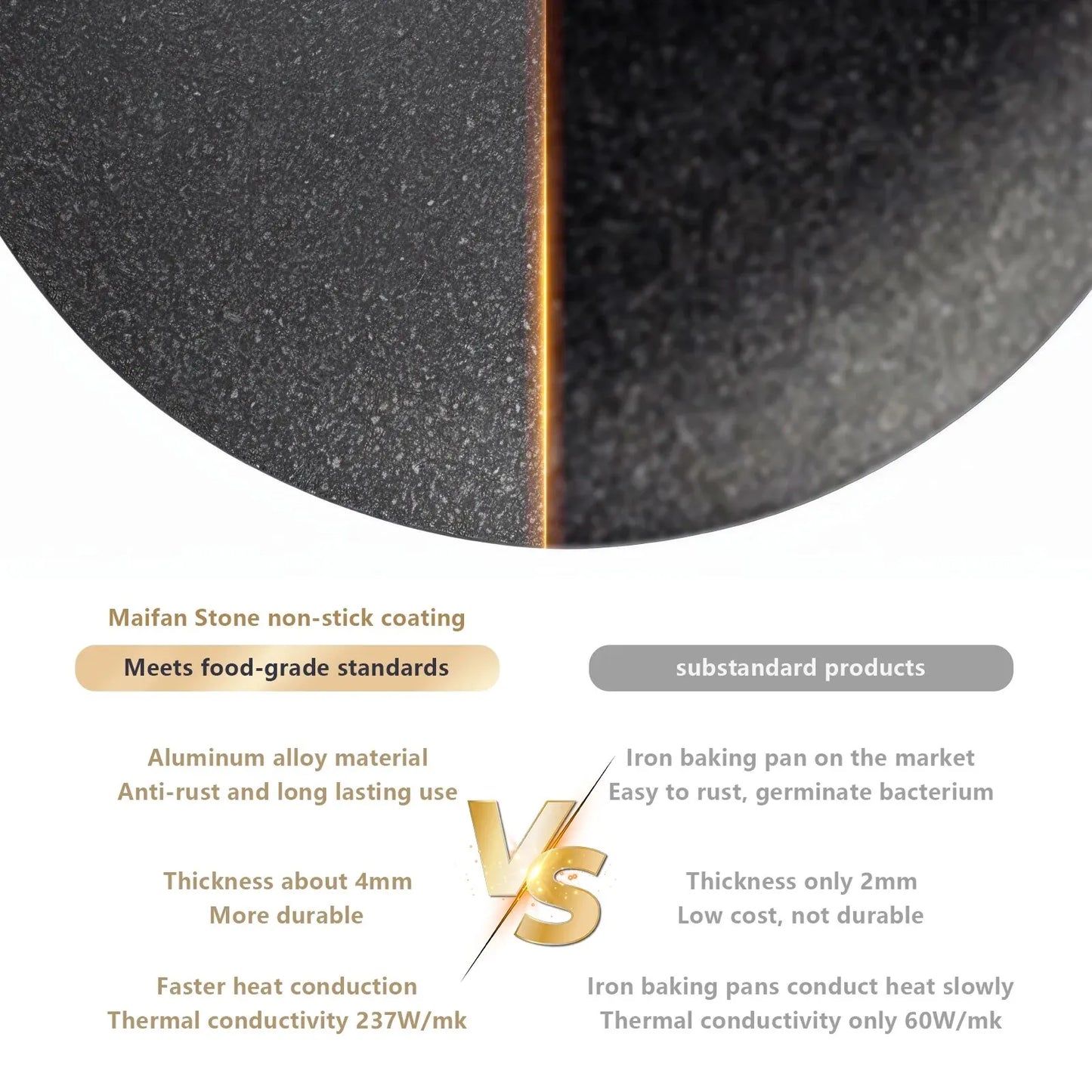 34CM Non-Stick Outdoor BBQ Grill Pan Roasting Plate Black