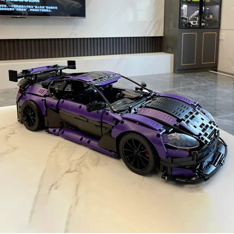 1266pcs technology Toy racing car