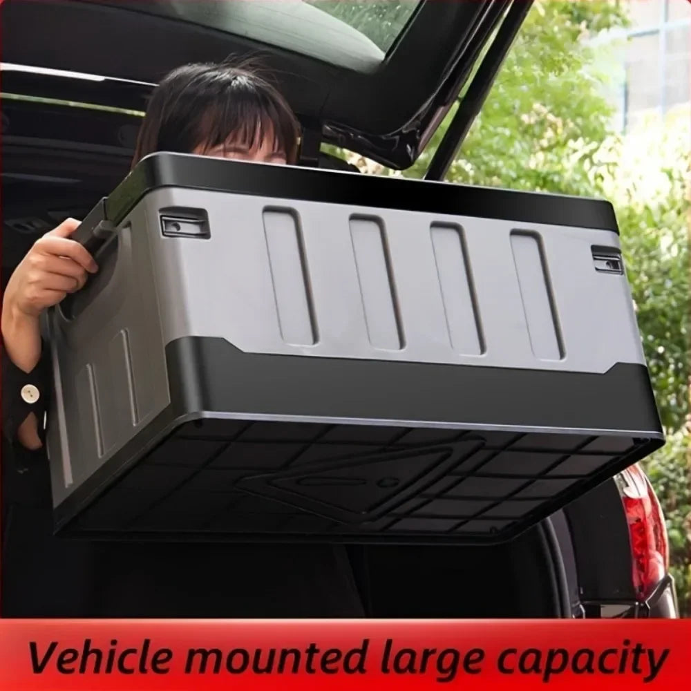 Foldable Camping Storage Box Waterproof Black