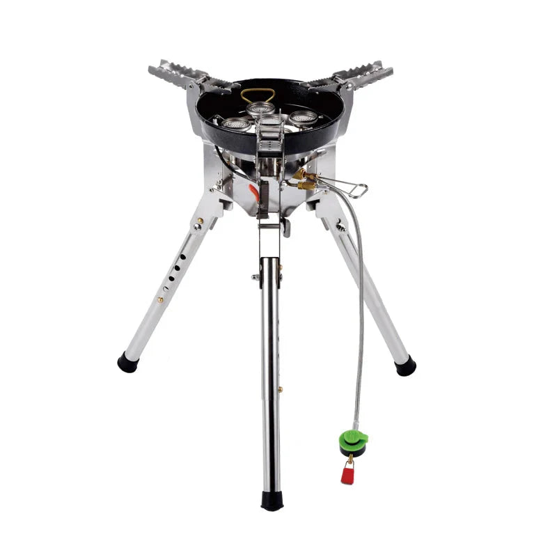 8400W Foldable Gas Camping Stove Silver