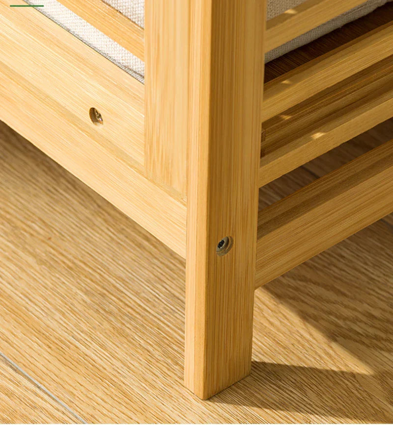 4-Tier Laundry Hamper with Tilt-Out Basket | Bathroom Storage Shelf Organizer