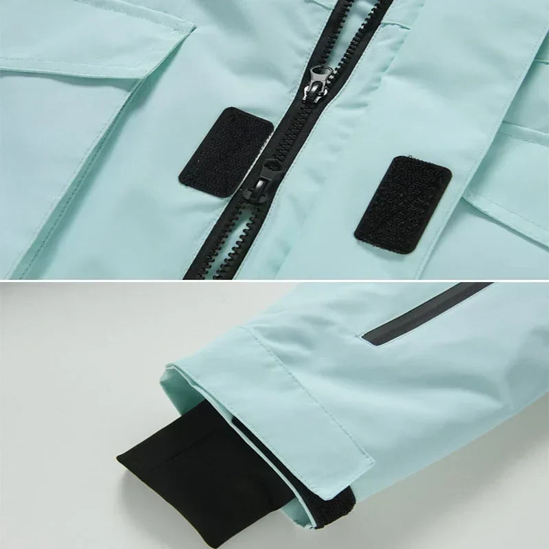 Waterproof Windproof Ski Jacket for Men and Women