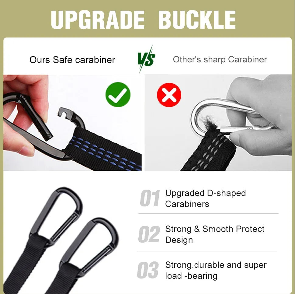 3-in-1 Camping Hammock with Mosquito Mesh