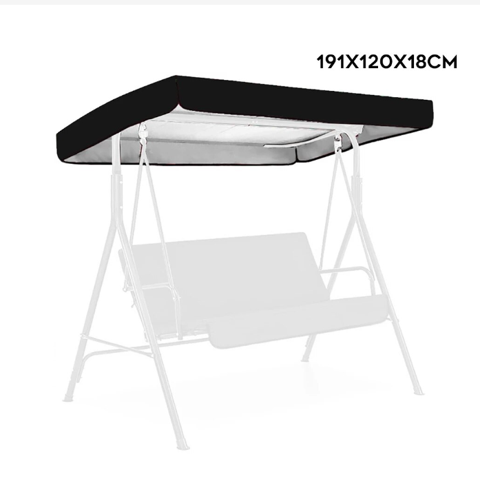 Swing Canopy Replacement Top Cover Waterproof Sun Protection for Outdoor
