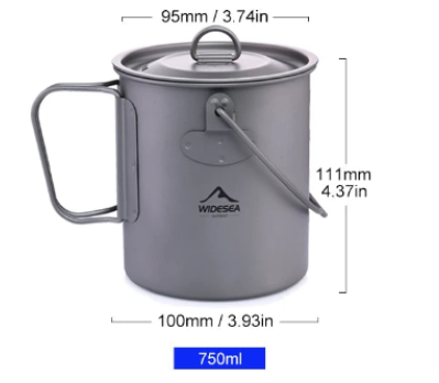 Titanium Camping Mug