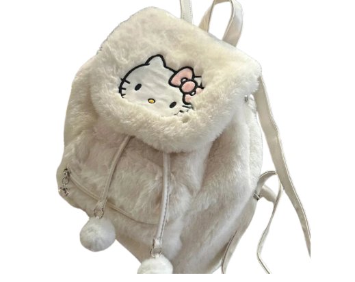 Hello Kitty Plush School Shoulder Bag