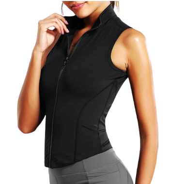 Women’s High Neck Sleeveless Sports Vest