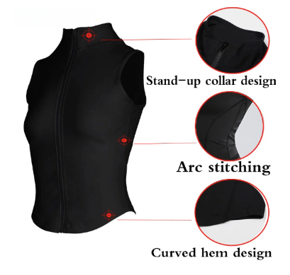 Women’s High Neck Sleeveless Sports Vest