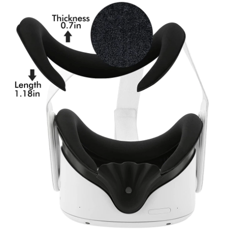 3D Breathable Facial Interface Bracket with Sweat Guard