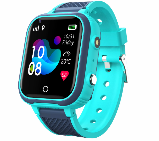 Kids 4G Smartwatch GPS Video Call Waterproof (Blue)
