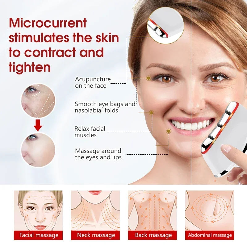 Dredging Meridian Massage Brush: Electric V-face Lifting Beauty Instrument