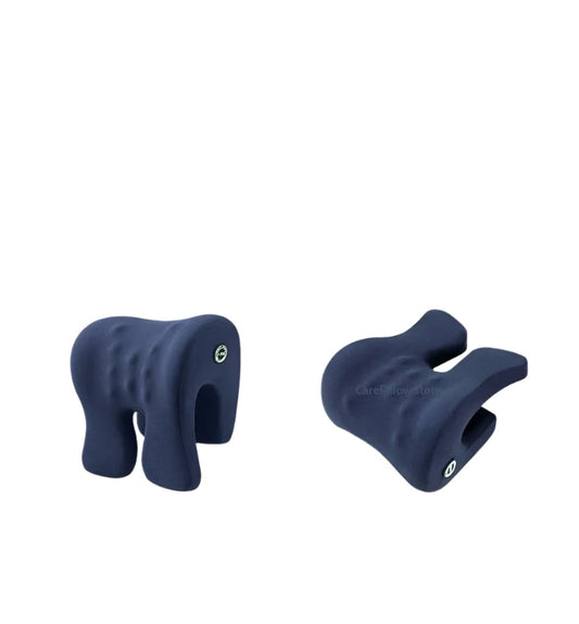 Orthopedic Memory Foam Nap Pillow Neck Support Desk Pillow Blue