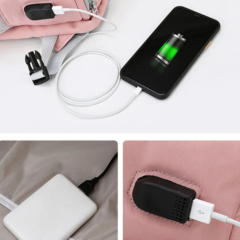 Large Capacity Women's Journey Backpack with Multifunction & Waterproof