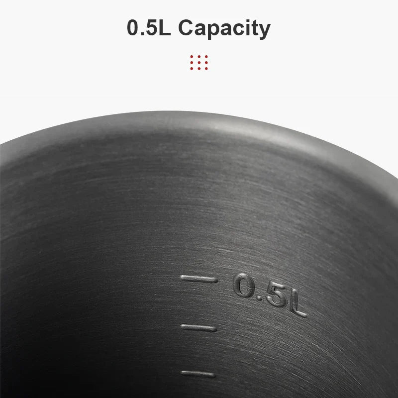 Boiler Camping Stove Kit Heat Pot And Burner System Black