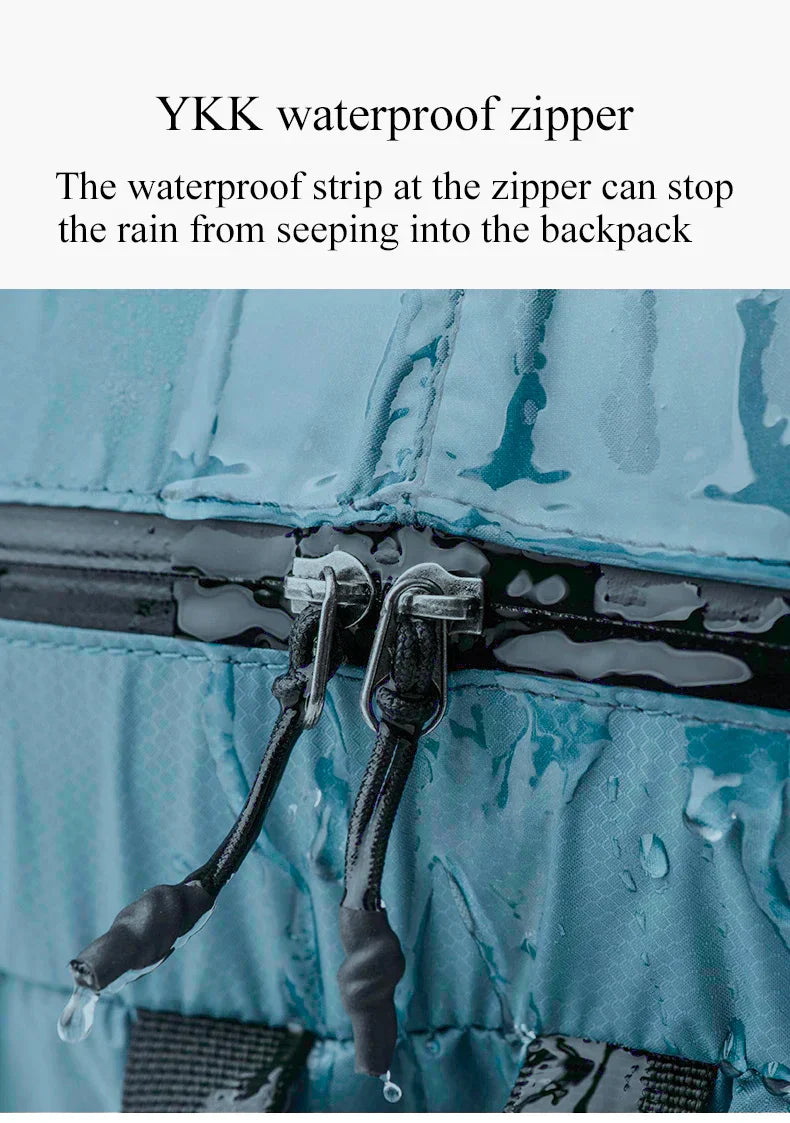 Ultralight 18L Foldable Waterproof Hiking Backpack - Blue