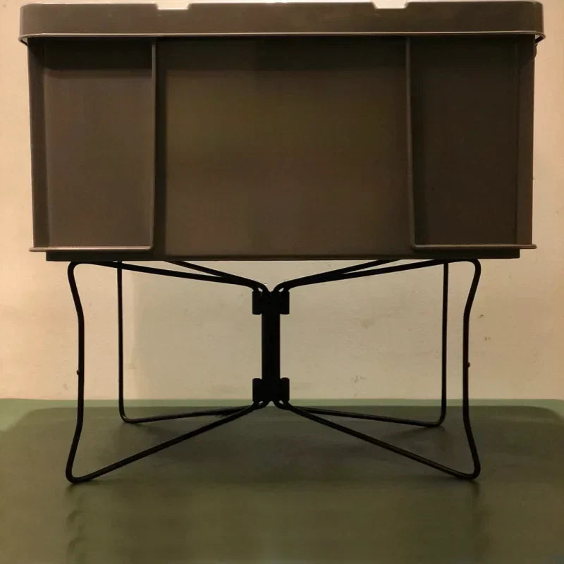 Aluminum Alloy Camping Organizer Box Stand for Outdoor Use