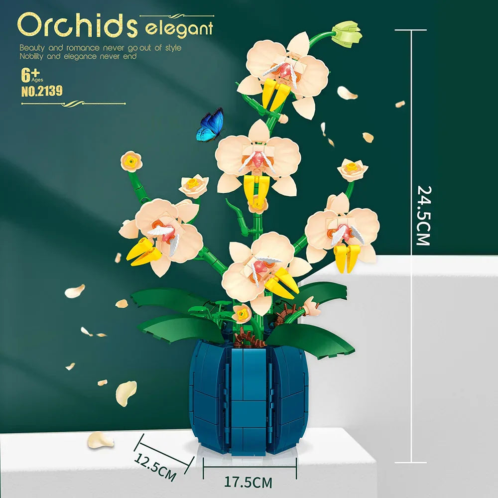 Orchid Building Blocks Flowers Bouquet