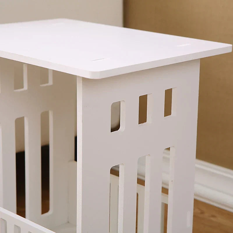 Compact and Chic: Nordic Modern Mini Bedside Table with Storage