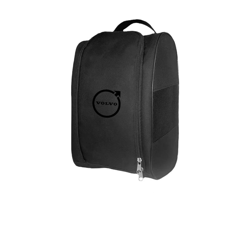 Car Sneakers Storage Bag–Dustproof Travel Shoe Pouch Black