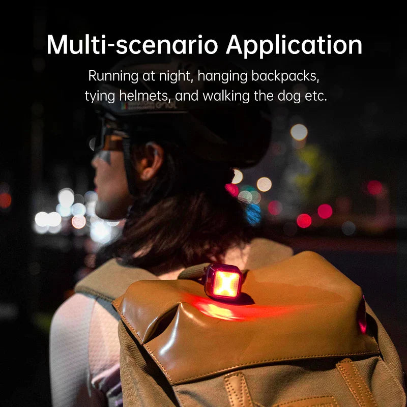 Smart Matrix Bike Tail Light Custom LED Patterns Red