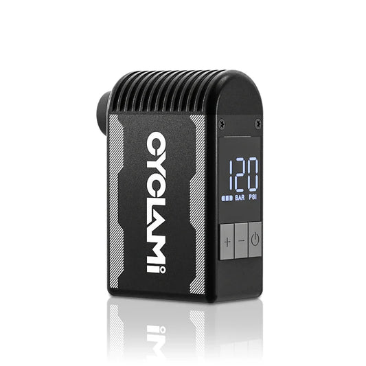 Bike Pump 120 PSI Cordless Air Inflator with Presta Schrader Black