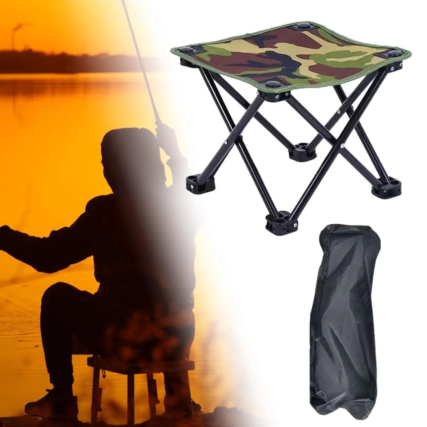 Foldable Camping Stool – Lightweight Portable Footstool