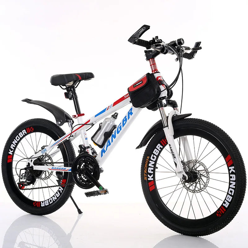 Mountain Bike with Double Disc Brakes -  Perfect for Adults and Students