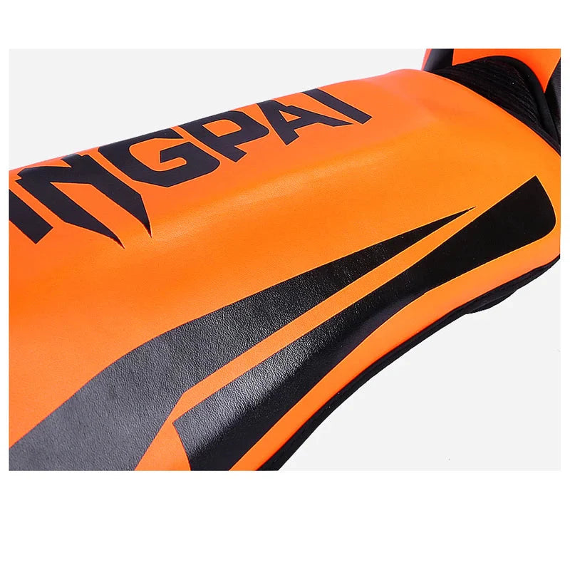 Mixed Martial Arts Shin Guards Protection Pads Orange