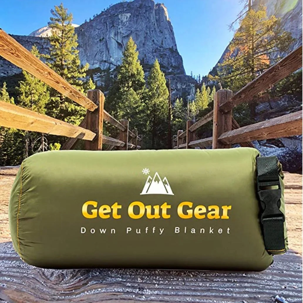 All-Season Lightweight Camping Blanket Green