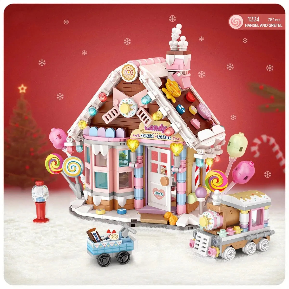 781PCS Candy House Building Blocks