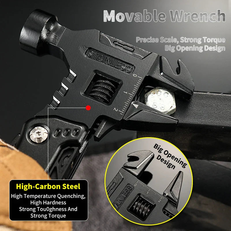 Multifunctional Wrench Hammer Knife