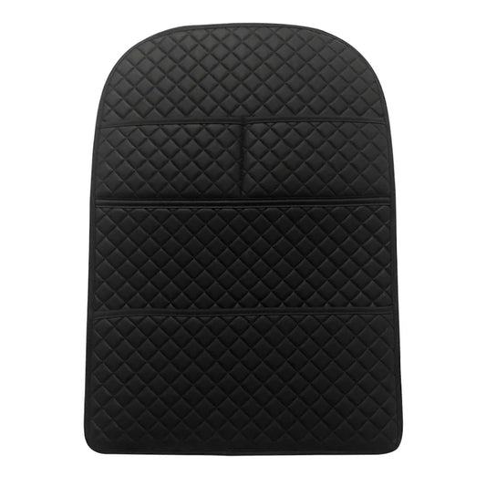 Universal Car Seat Back Protector with Organizer Pocket Black