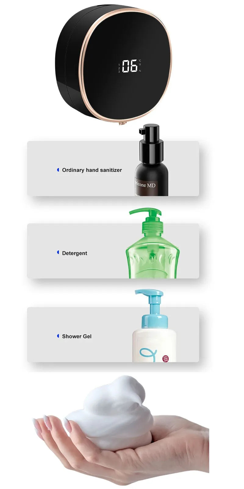 Smart Wall-Mounted Soap Dispenser - 280ml